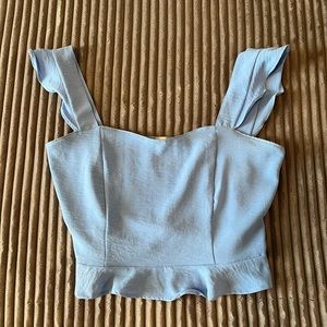 Altar’d state light blue top!